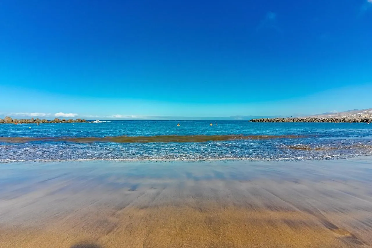 Sea View Aircon Los Cristianos Pool Modern Apartment 아로나 0*,  스페인