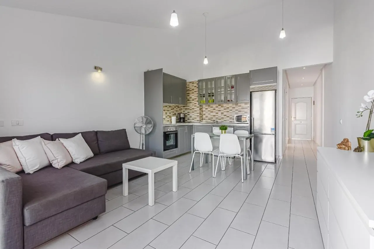 Sea View Aircon Los Cristianos Pool Modern Apartment Arona Spanyolország